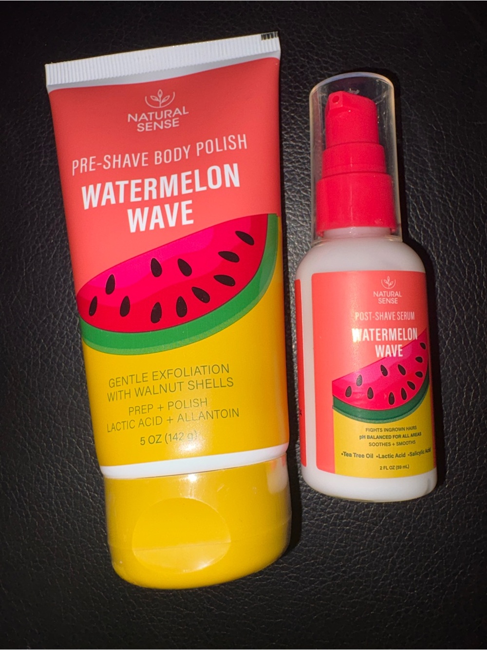 adidas Watermelon Wave Pre- and Post-Shave Duo - Pink, Yellow, Green